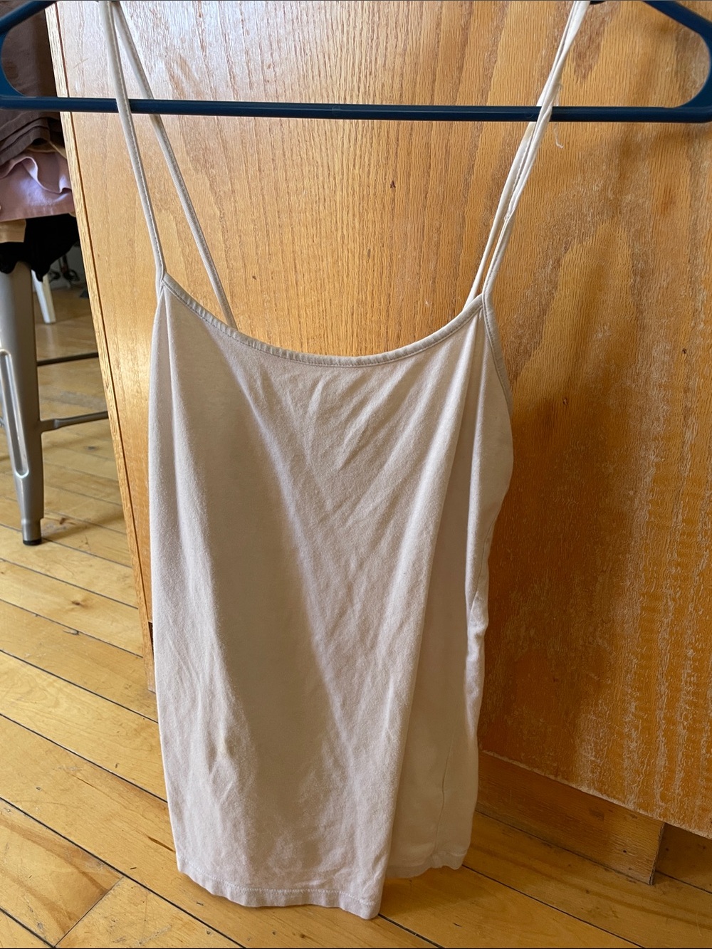 No Boundaries Beige Spaghetti Strap Camisole